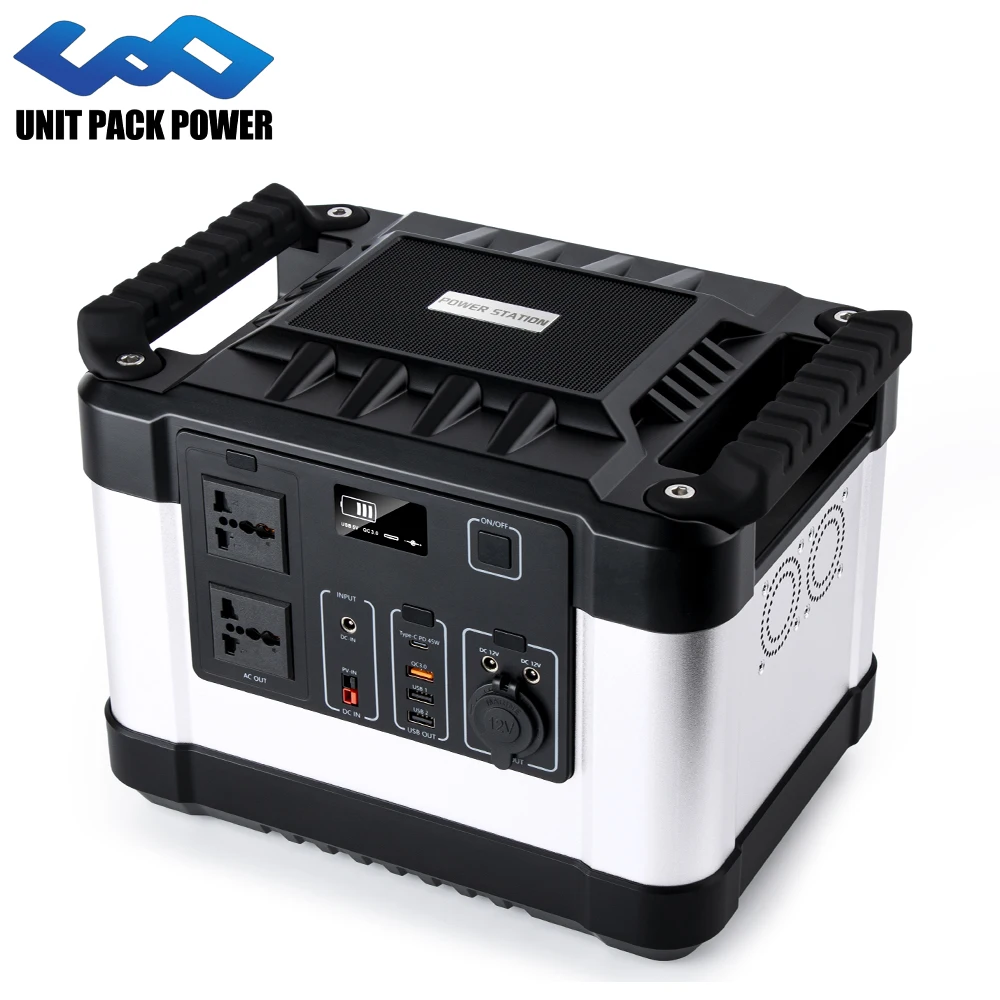 Portable Power Power Station High Capacity 1000W Solar Outdoor Camping Uninterruptible Power Supply (UPS)