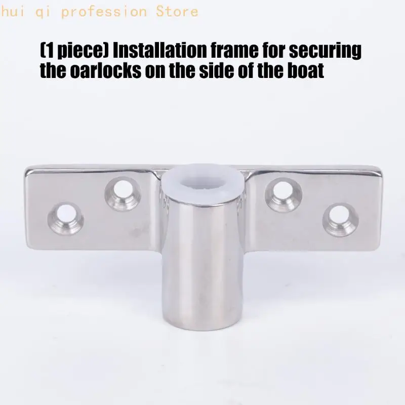 Marine Oarlock Socket Bracket 316 Edelstahl Side Mount Base H8WE – Detail 4