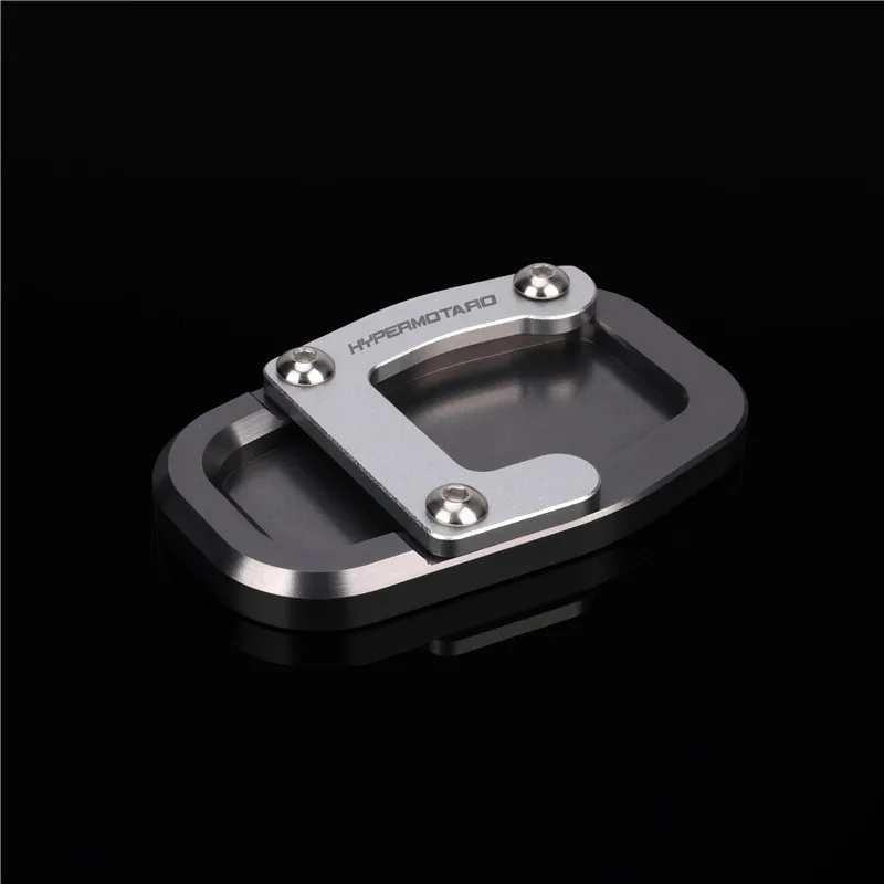 For DUCATI Hypermotard 796 950 821 939 Motorcycle CNC Aluminum Kickstand Extension Plate Side Stand Support Plate