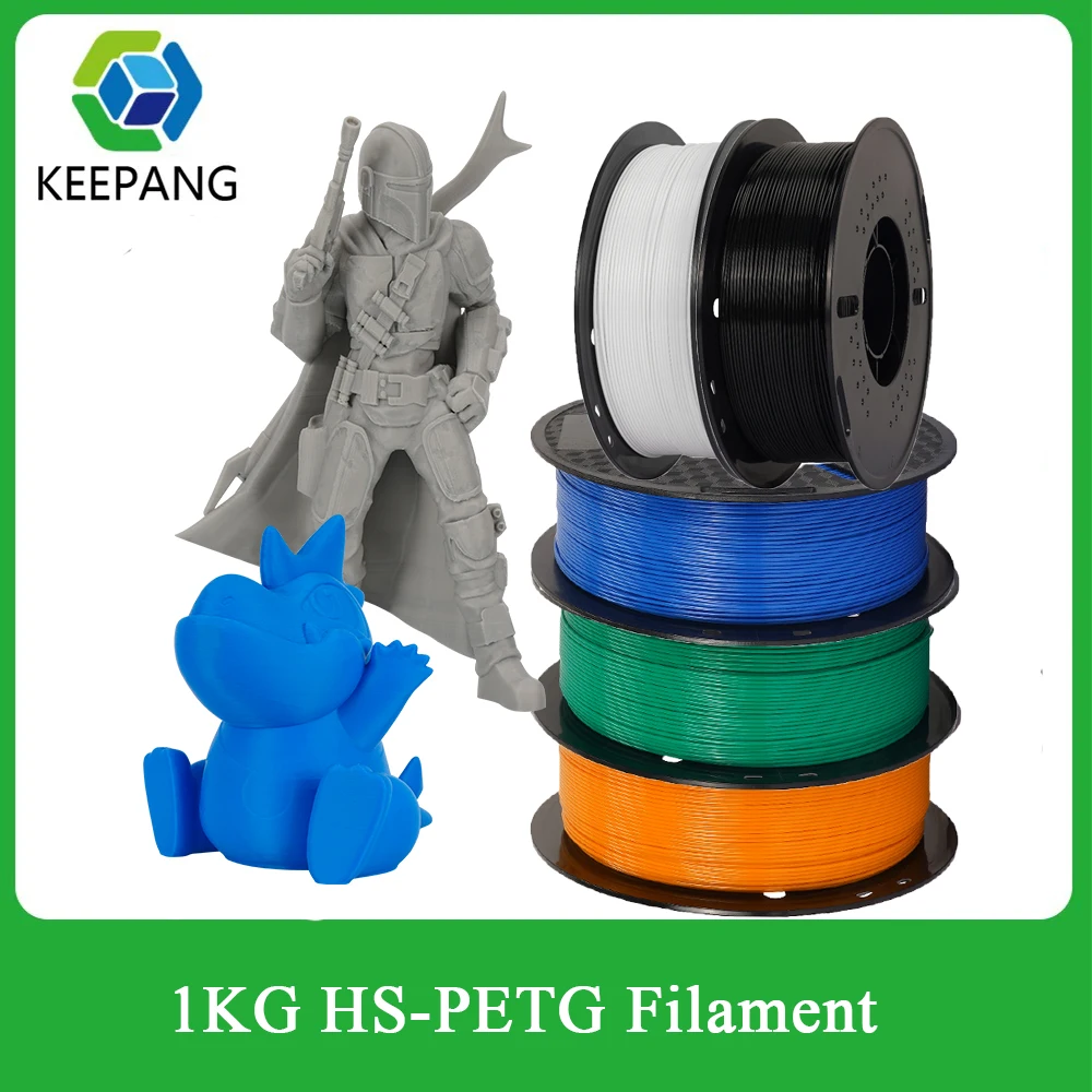 Newest 1kg HS-PETG Filament 1.75mm High Speed 3D Printer Filament Hyper PETG High Precison 3D Printinng Material for Ender V3 SE