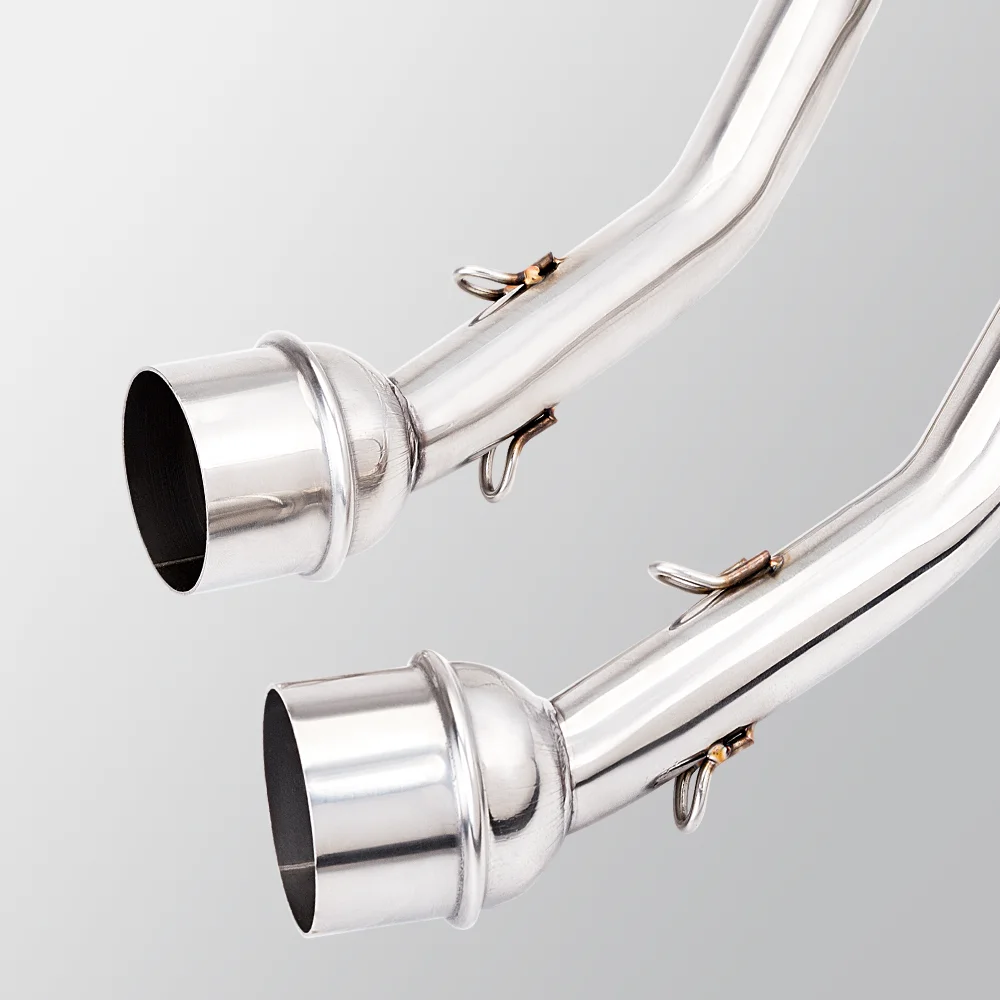 دراجة نارية العادم الخمار الهروب ربط ربط أنبوب الأوسط منتصف الأنابيب ل GY6 125 GY6 150 125cc 150CC