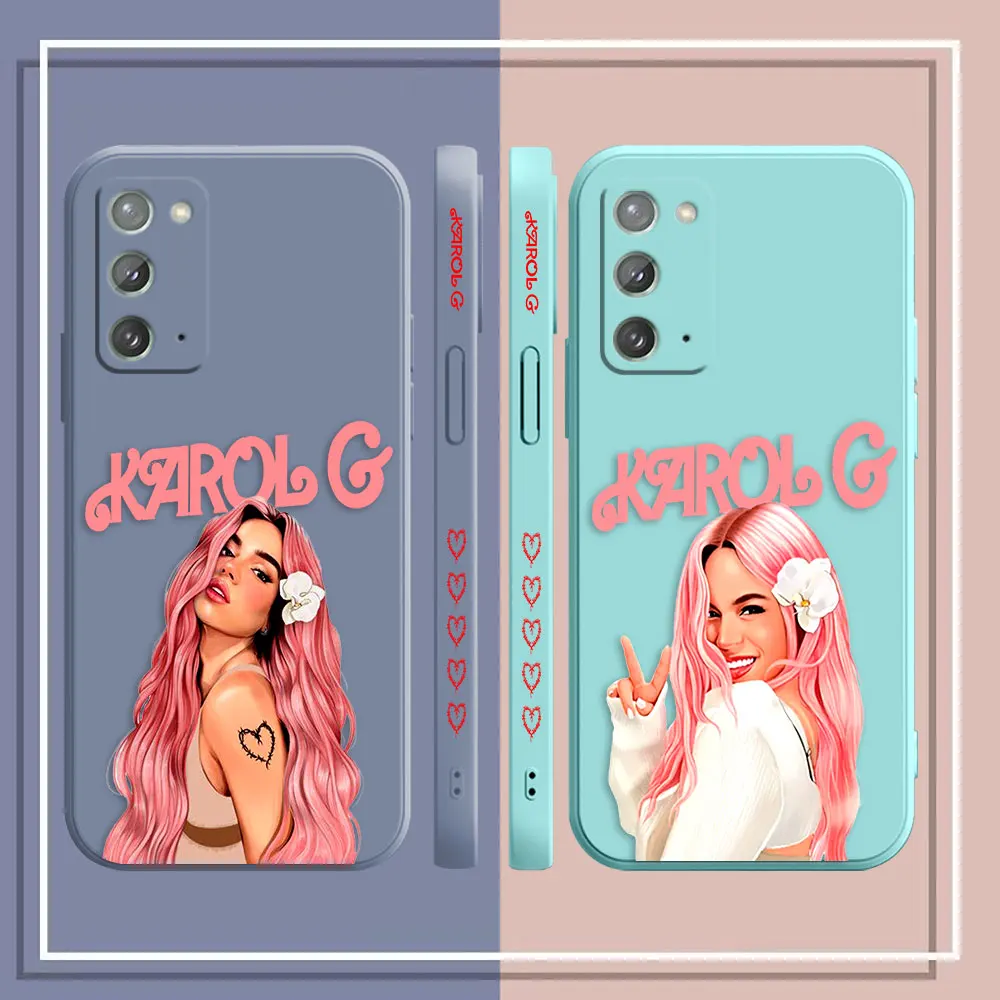 Pop Singer K-Karol G Phone Case For Samsung A90 A80 A70 A50 A30 A20S A10 Note 20 10 M33 M32 M31 Pro Plus Lite Ultra 4G 5G  Case