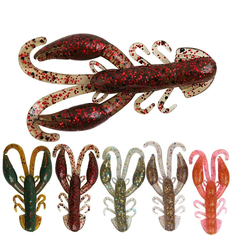 

Sea.Yolo Fishing Lure Fishing Bait Soft Artificial Bait 2g/5cm Fishy Rolled Tail Shrimp Fake Lobster Simulated Insect