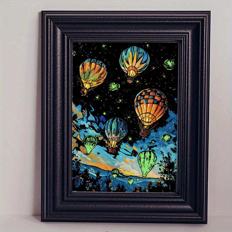 

500/1000/1200/2000PCS Puzzle Modern Abstract Art Hot Air Balloon Jigsaw Modern Home Decor Gift Educational Toys