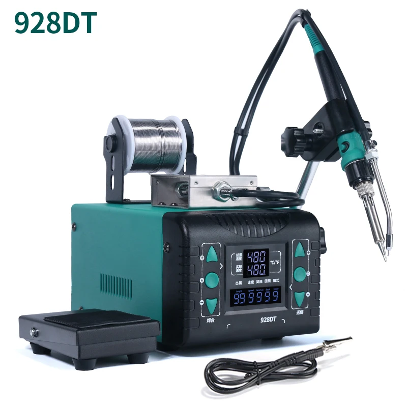 

928DT High-power Soldering Machine Pedal-type Constant Temperature Soldering Station Industrial Grade Electric Soldering Iron