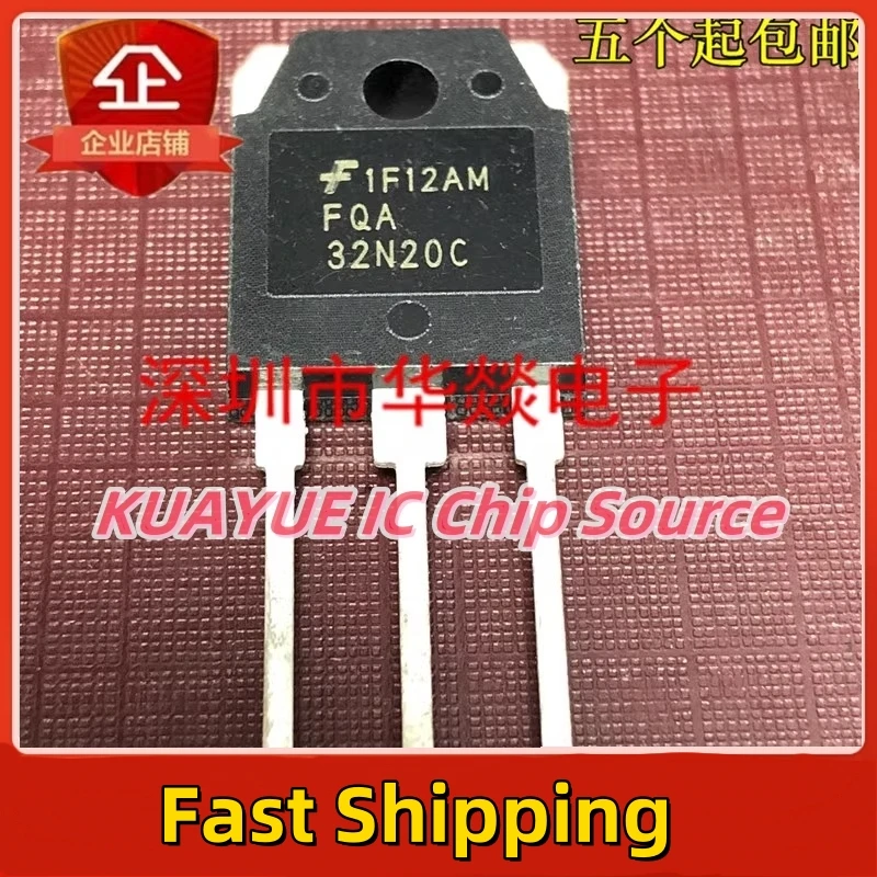 10PCS-30PCS/FQA32N20C   TO-3P 200V 32A/ Fast Shipping Quality Guarantee