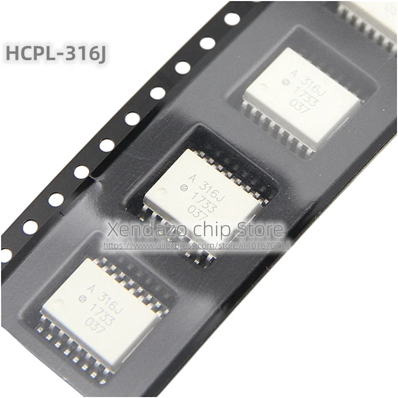 5pcs/lot HCPL-316J HCPL-316 SOP-16 package Silk screen printing A316J 316J IGBT Drive Optocoupler chip