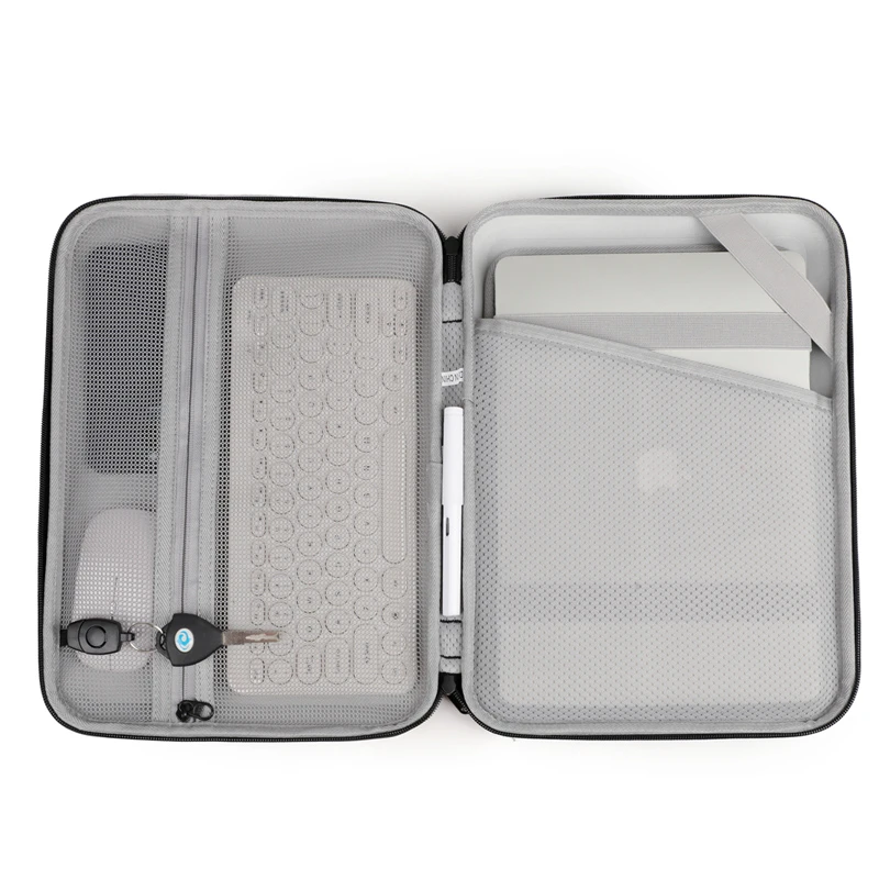 Hard-Shell Single-Shoulder Laptop Bag 15.6-inch Unisex Business Commuter Laptop Case Portable Computer Protective Bag view 4