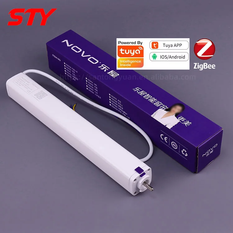N21 1.2Nm Tuya Intelligence Wifi Zigbee Smart Home Product Electric Curtain Motorized Motor Curtain Opener