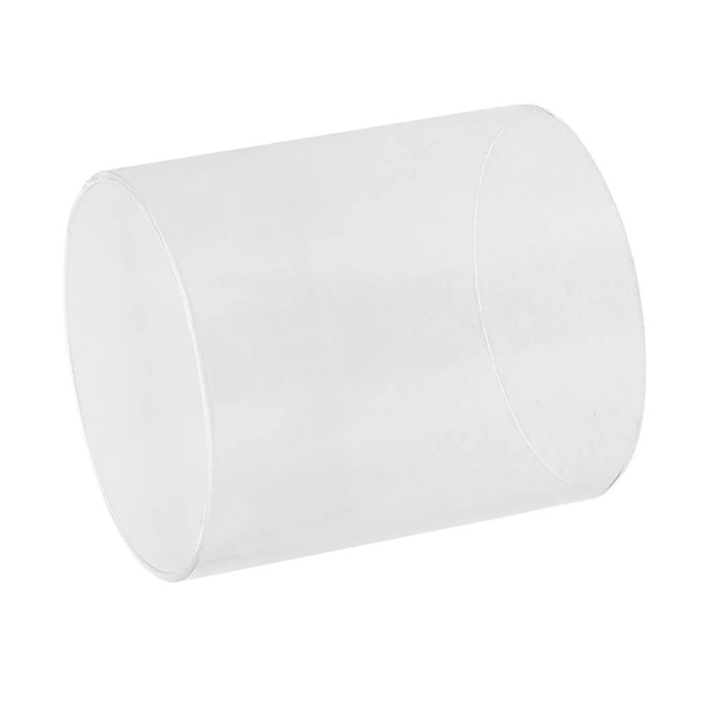 Portavelas de huracano de vidrio, cubierta protectora de tubo de sombra de chimenea transparente para centro de mesa decorativo DIY, iluminación ambiental
