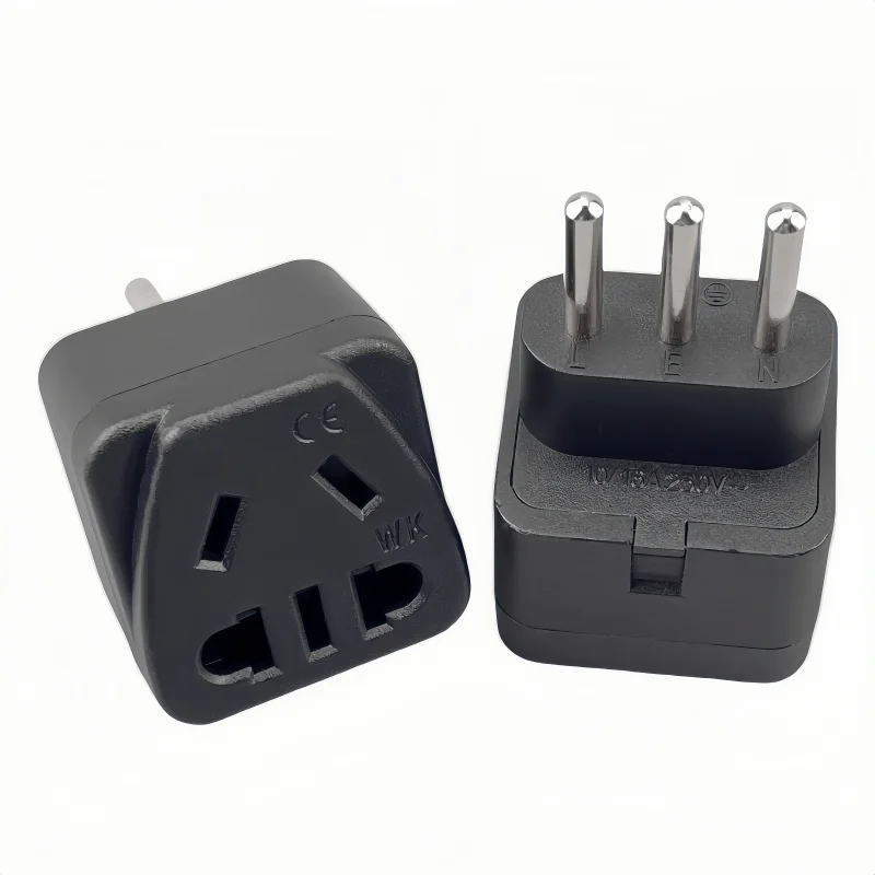 Universal UK/US/EU/AU To Switzerland Swiss Travel Adapter Plug Outlet Converter Type Brazilian AC Power Plug 3 Pin J/N Plug Type