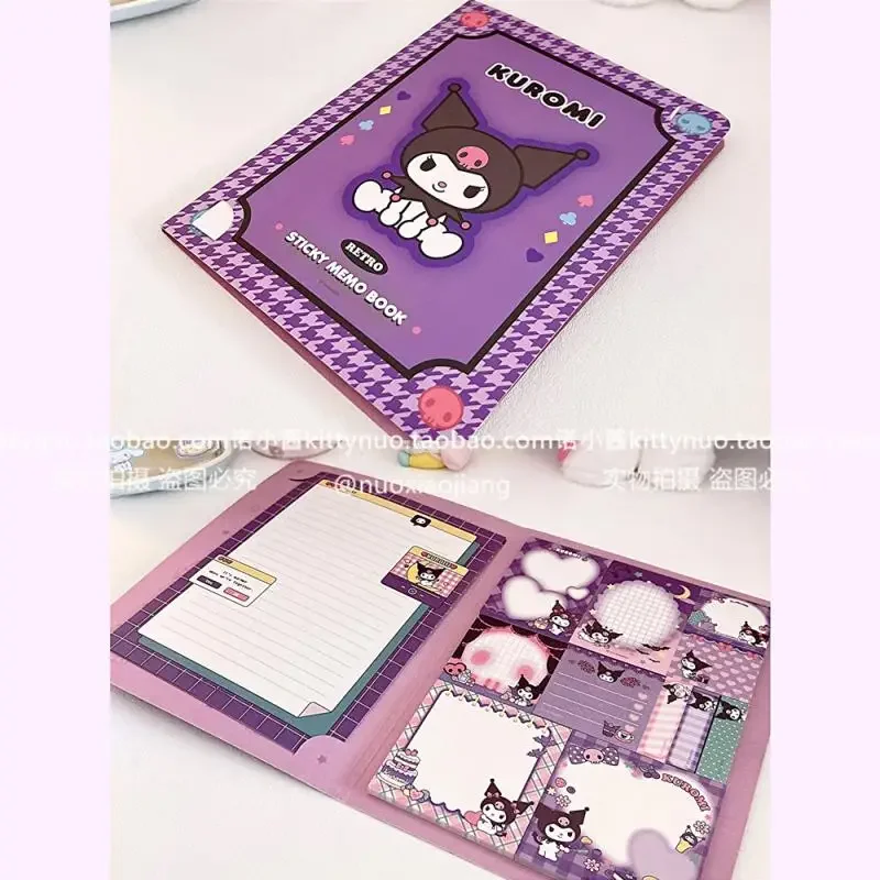 Kawaii Cute Sanrio Convenience Book My melody Kuromi Hello kitty Note Book Paste Notepad Stationery Student Birthday Present