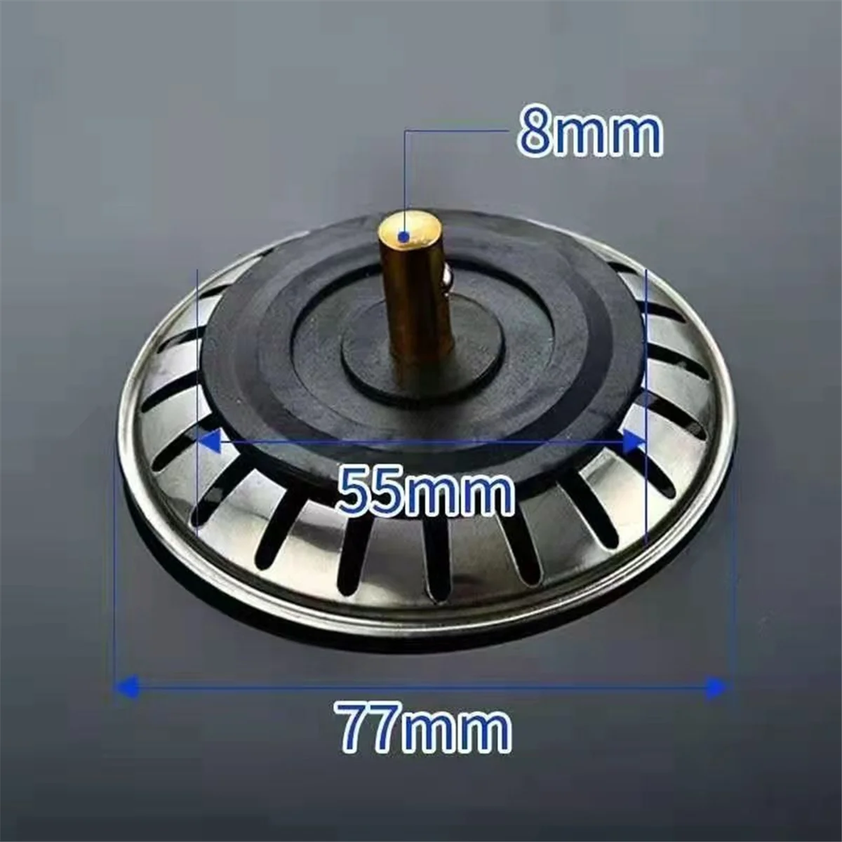 ABJZ сито для кухонной раковины, сливная пробка для раковины, сливная пробка для раковины из нержавеющей стали, фильтр против засорения, сливной фильтр для пола