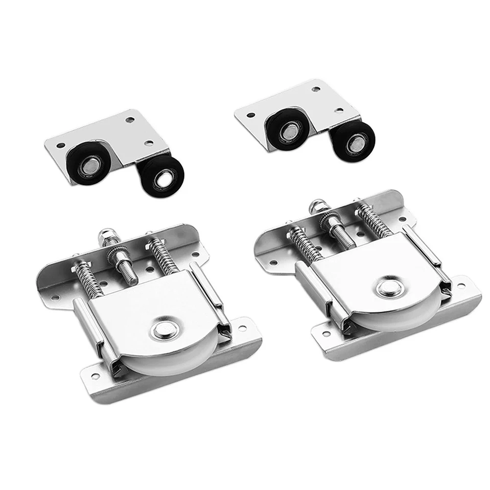 

2 комплекта роликов для раздвижных дверей шкафов и гардеробов с крепежными элементами для легкой интеграции в существующие системы