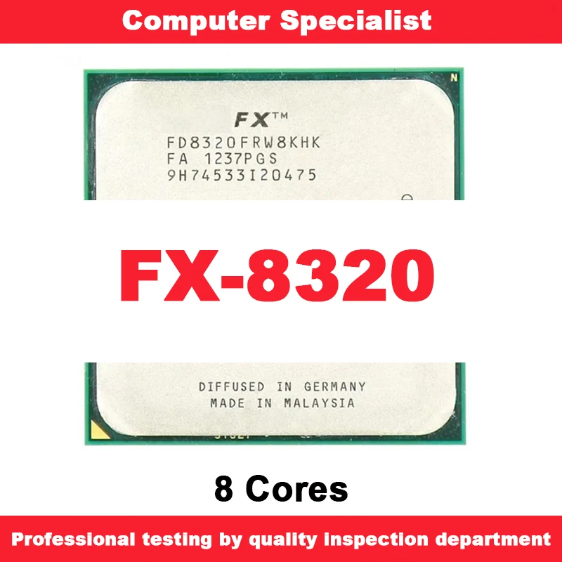 FX-Series FX-8320 FX 8320 FX8320 3.5 GHz Used Eight-Core Socket AM3+