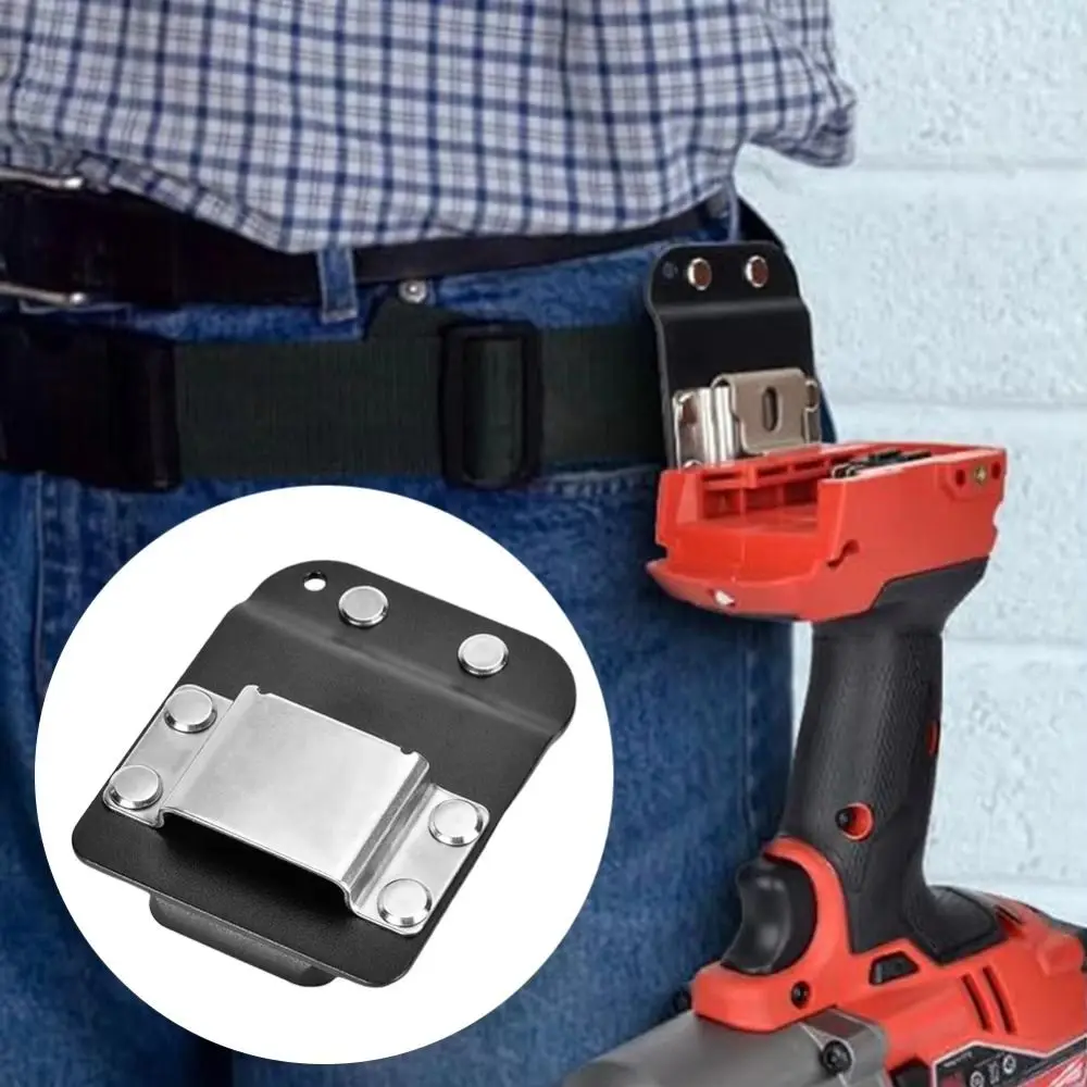 

Hands-Free Drill Belt Clip Compact Efficient Drill Belt Clamp Durable Practical Measuring Tape Holder Power Tools Accessories