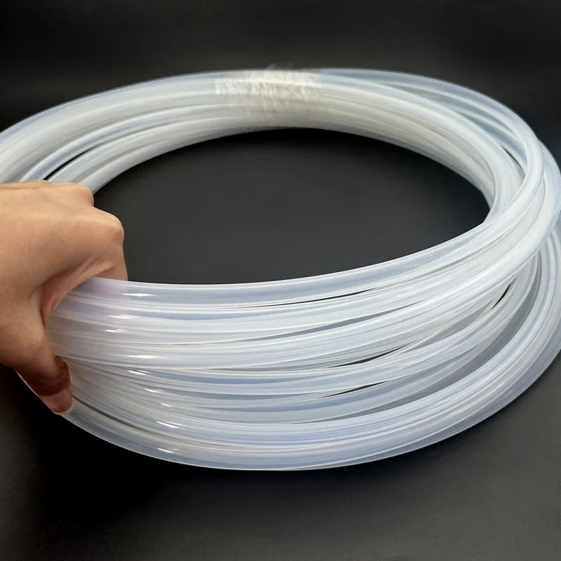 Tubo de PTFE resistente al calor de varios tamaños ID 0,8 mm ~ 12 mm -70 ° C a -260 ° C Tubo aislante de tubo transparente resistente al desgaste antiadherente
