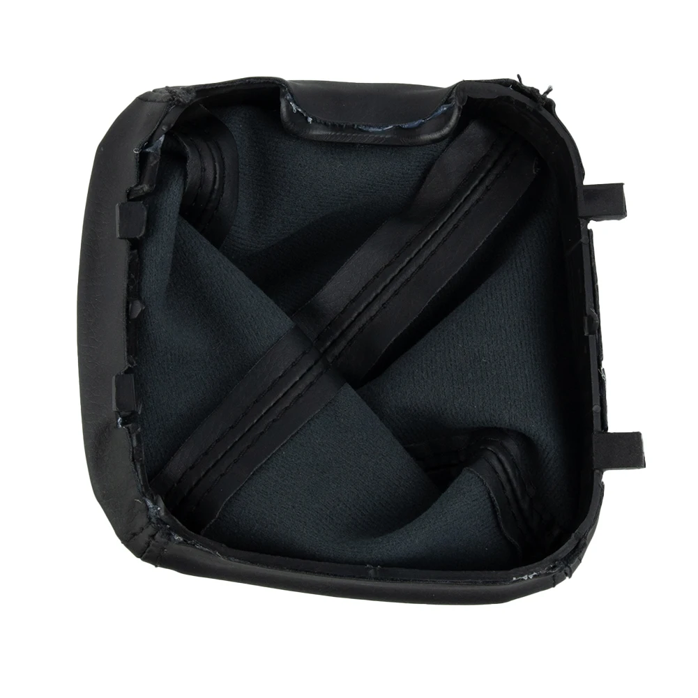 Part Gear Gaiter Boot 1pcs Accessory Black Gear Interior Manual for pu Leather Stitch Trim Replacement 2006-2014 Part