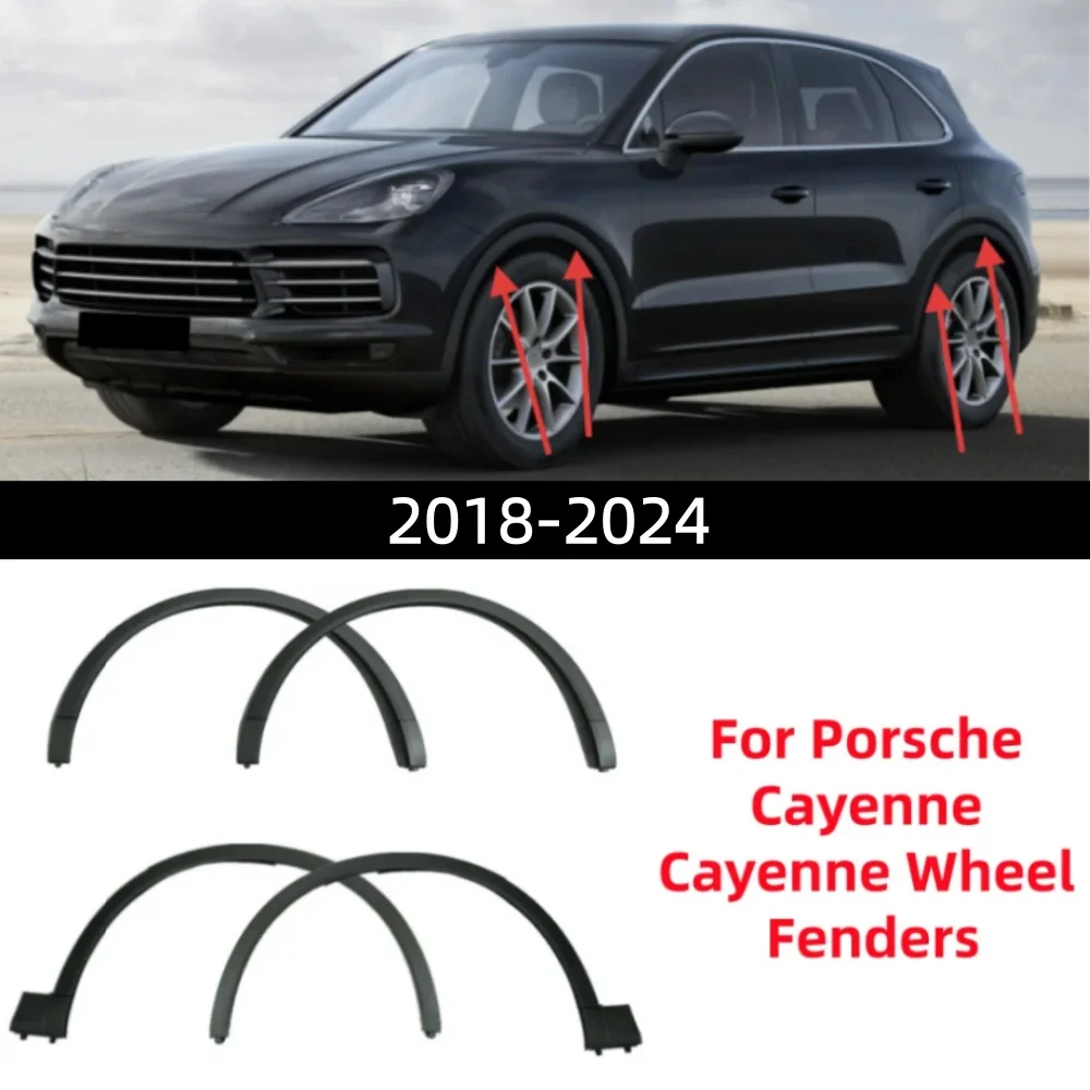 

For Porsche Cayenne 2018-2024 Car Front and Rear Wheel Mudguard Wheel Arch OE: 9Y0853717 9Y0853718 9Y0853731 9Y0853732