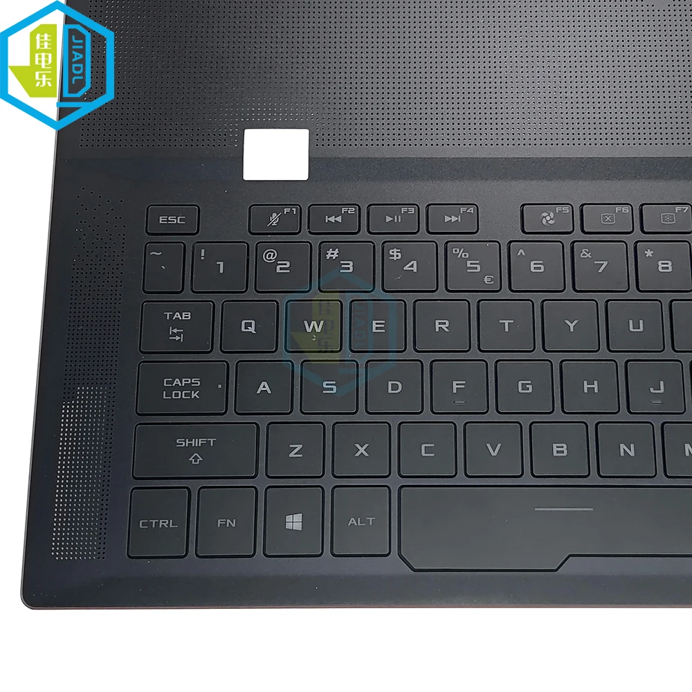 Imagem -02 - Teclado Retroiluminado Colorido do Touchpad Rgb Espanhol do ui Asus Rog Zephyrus Gx701gw Gx701 Gx701gx 90nr01u1 13nr00x0am1501
