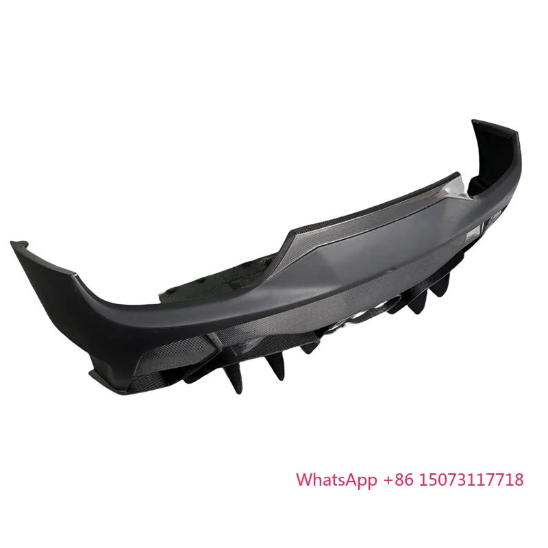 

Half Carbon Fiber Car Rear Bumper for 458 Upgrade V Style Rear Diffuser