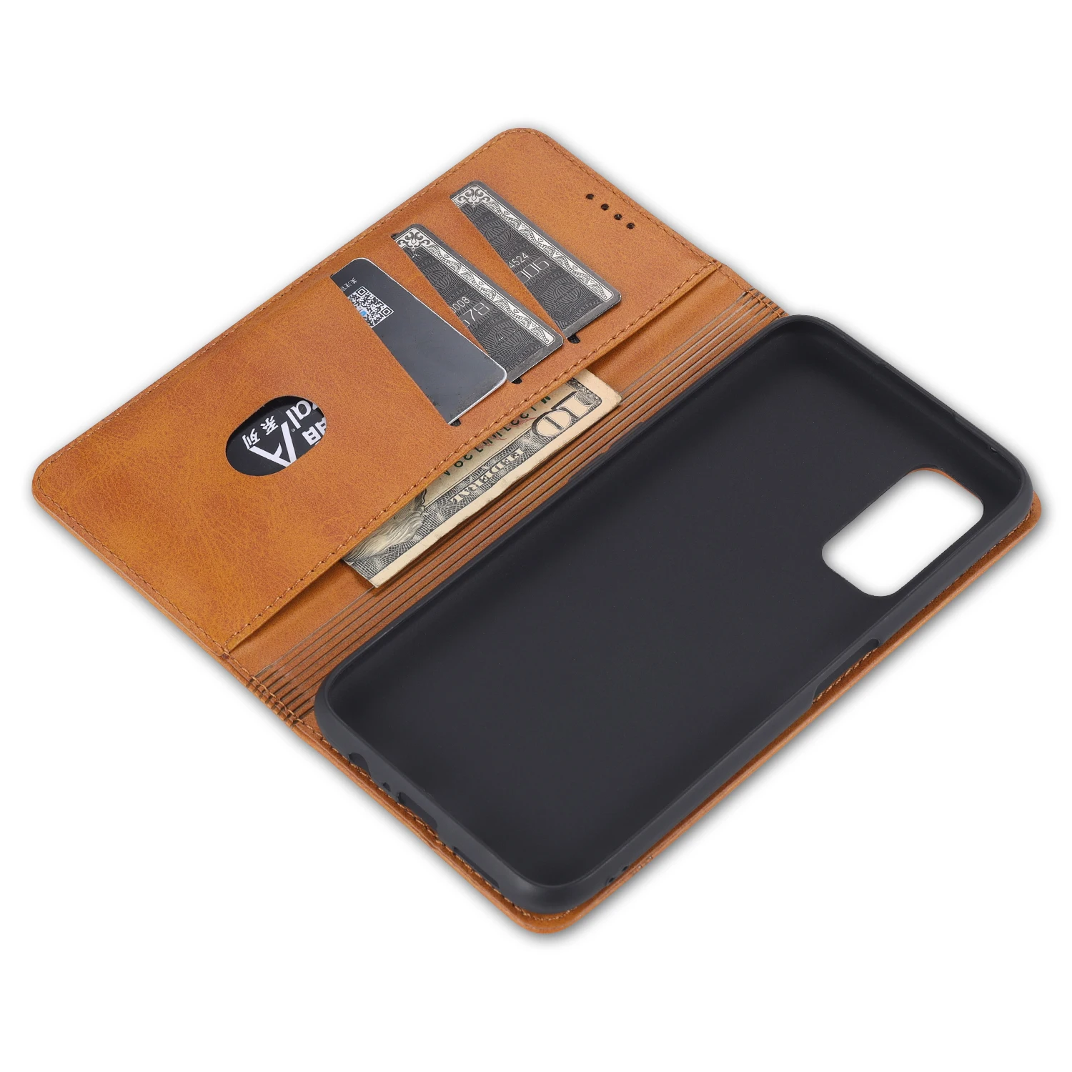 【AZNS】Для Realme V5 5G Чехол-кошелек из искусственной кожи Чехлы для телефонов с картами Мягкий ТПУ Книга Флип Для Realme V5 5G Защитный чехол