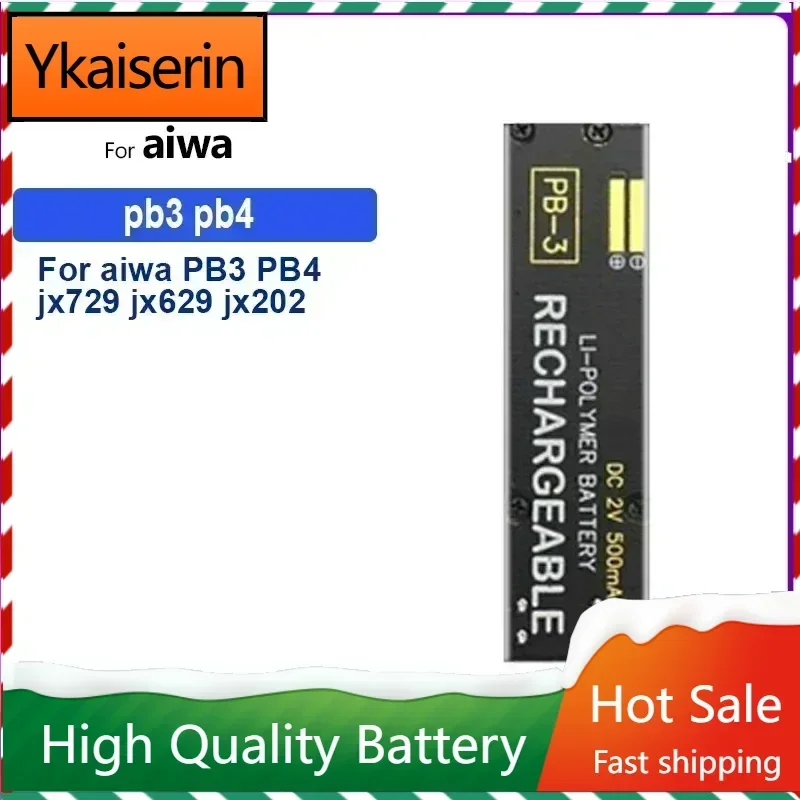 PB-3 PB-4 Battery for Aiwa PB3 PB4 Jx729 Jx629 Jx202 Jx303 Jx505 Px370 Jx609 P50 Jx303 Jx2000 Px30 Px50 Rl30 Rl75 Ps3 RL75 PS3