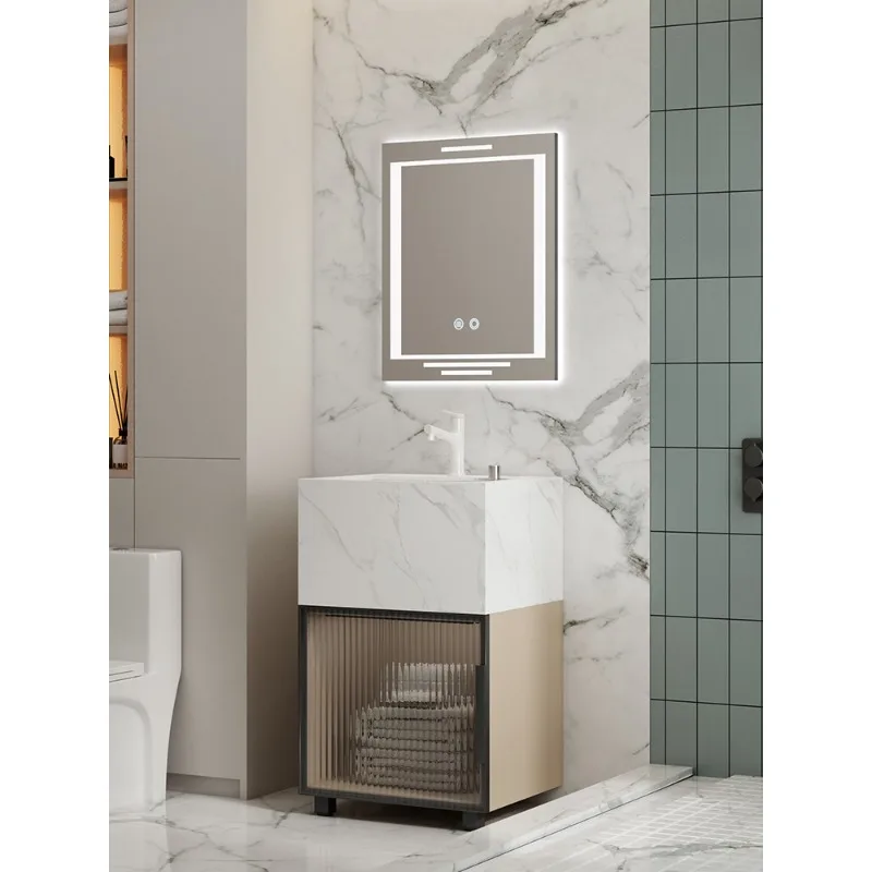 Small apartment balcony wash basin laundry sink sink bathroom washbasin super deep floor cabinet washstand