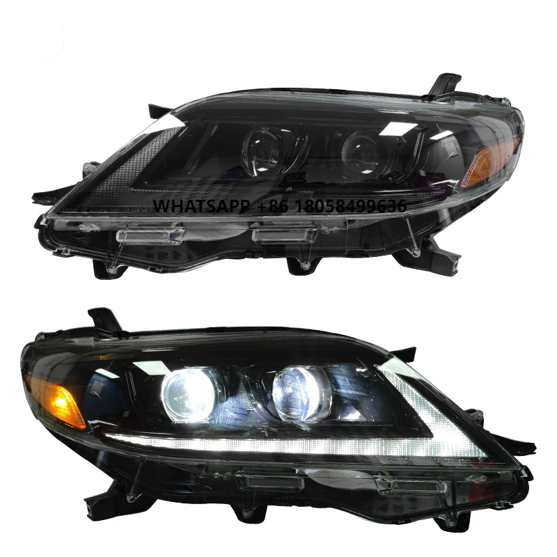 

Wholesale Car LED Head Light Toyta Sienna Head Lamp 2011-2020 Front Light Upgrade Car Light Assembly LED Headlight for Toyta