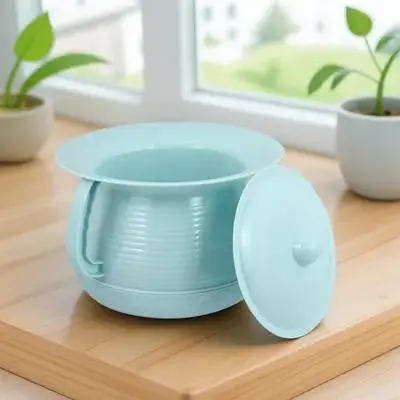 

1Pcs High Quality Portable Chamber Pot Plastic Spittoon Household Bedpan Night Urine Pot for Adult Elderly
