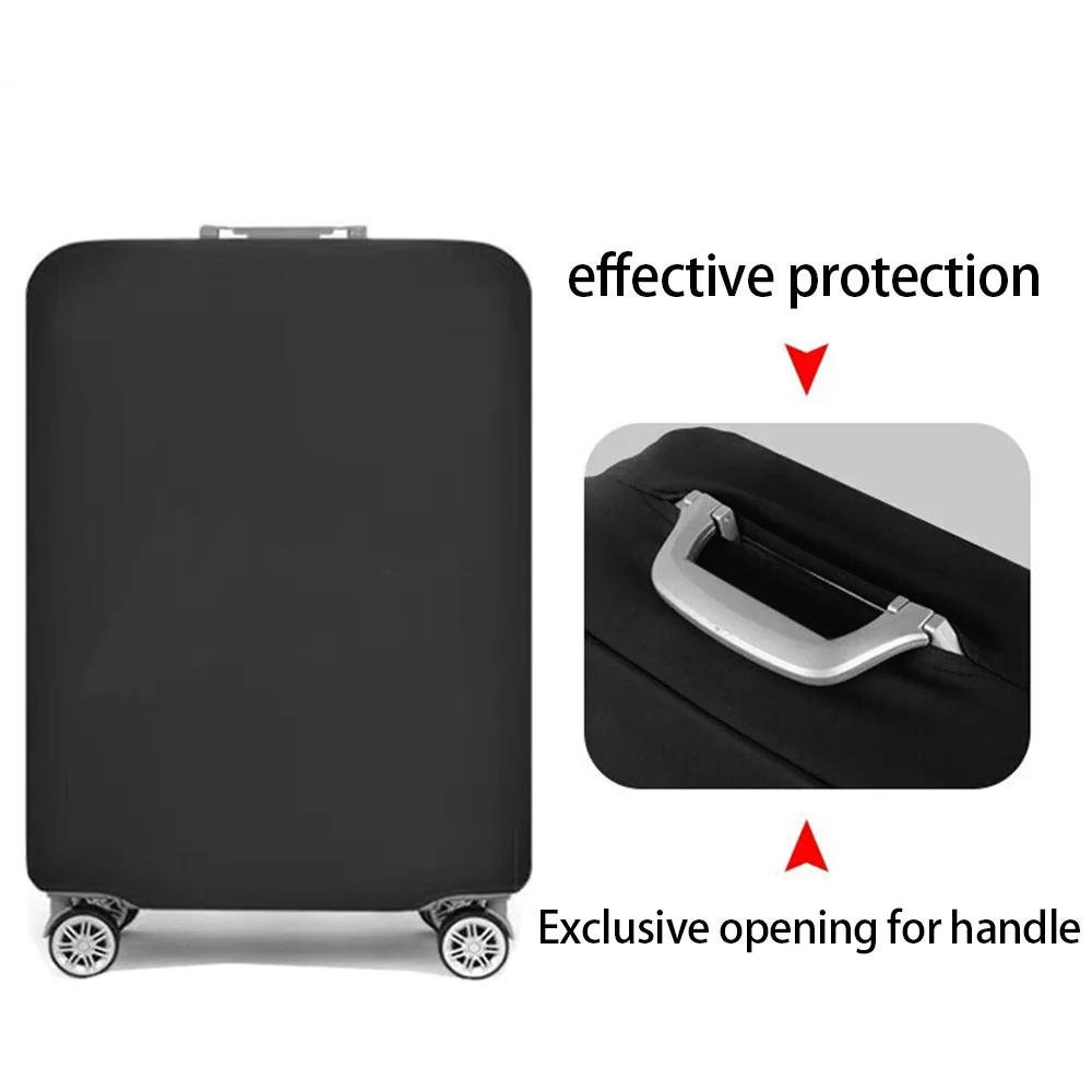 Luggage Cover Suitcase Thicker Elastic Dust Cover for 18-28Inch Fashion Trip Print Luggage Protective Case Travel Accessories