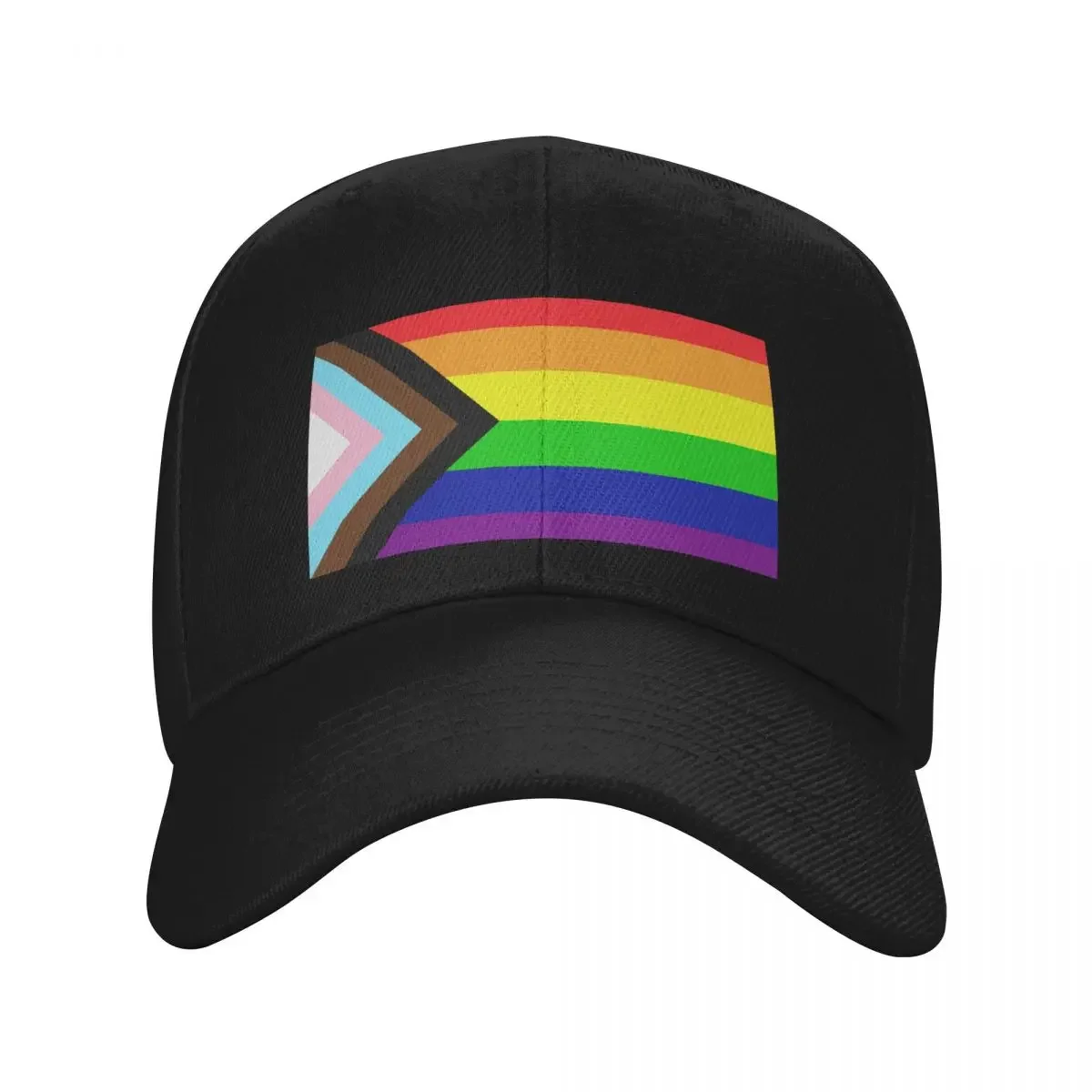 

Progress Pride Flag Baseball Cap Christmas Hat Luxury Man Hat Mens Tennis Women's