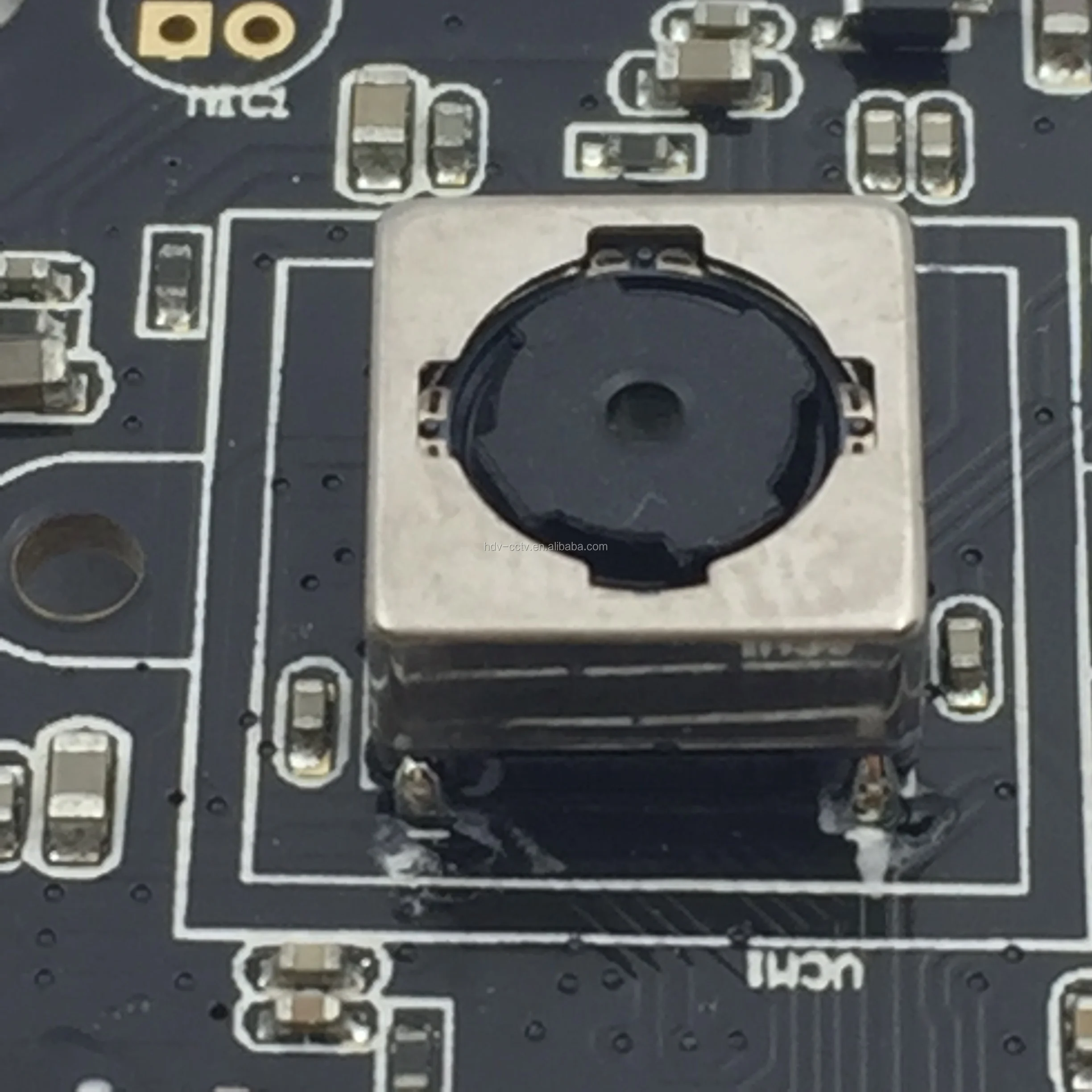 Rolling Shutter Low lux 0.1 28*28mm 5.0MP 30fps Color USB Camera Module with 4mm Wide Angle Board Lens, Output Format YUY2 MJPEG