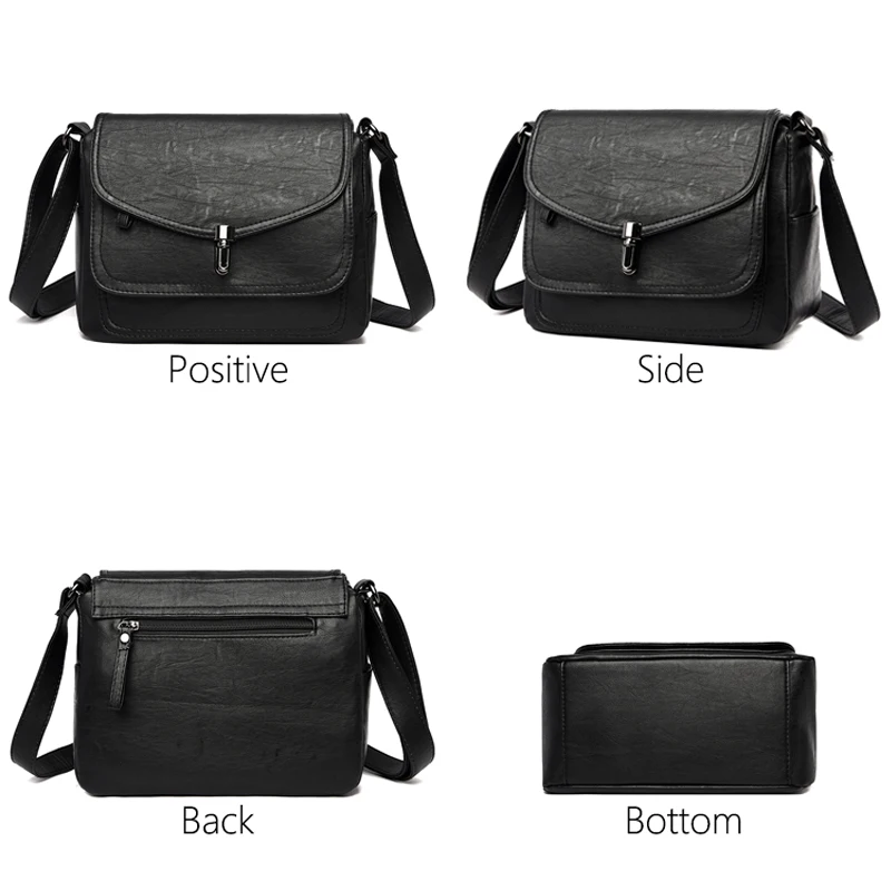 High Quality Leather Purses and Handbags Fashion Women Shoulder Bags Luxury Designer Handbag Flap Ladies Crossbody Bags Tote Bag