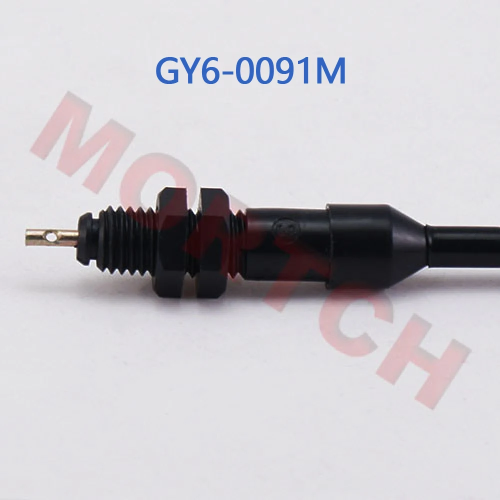 Cable de interruptor de luz de freno trasero, GY6-0091M para motor GY6 de 50cc, 4 tiempos, Scooter chino, ciclomotor 1P39QMB