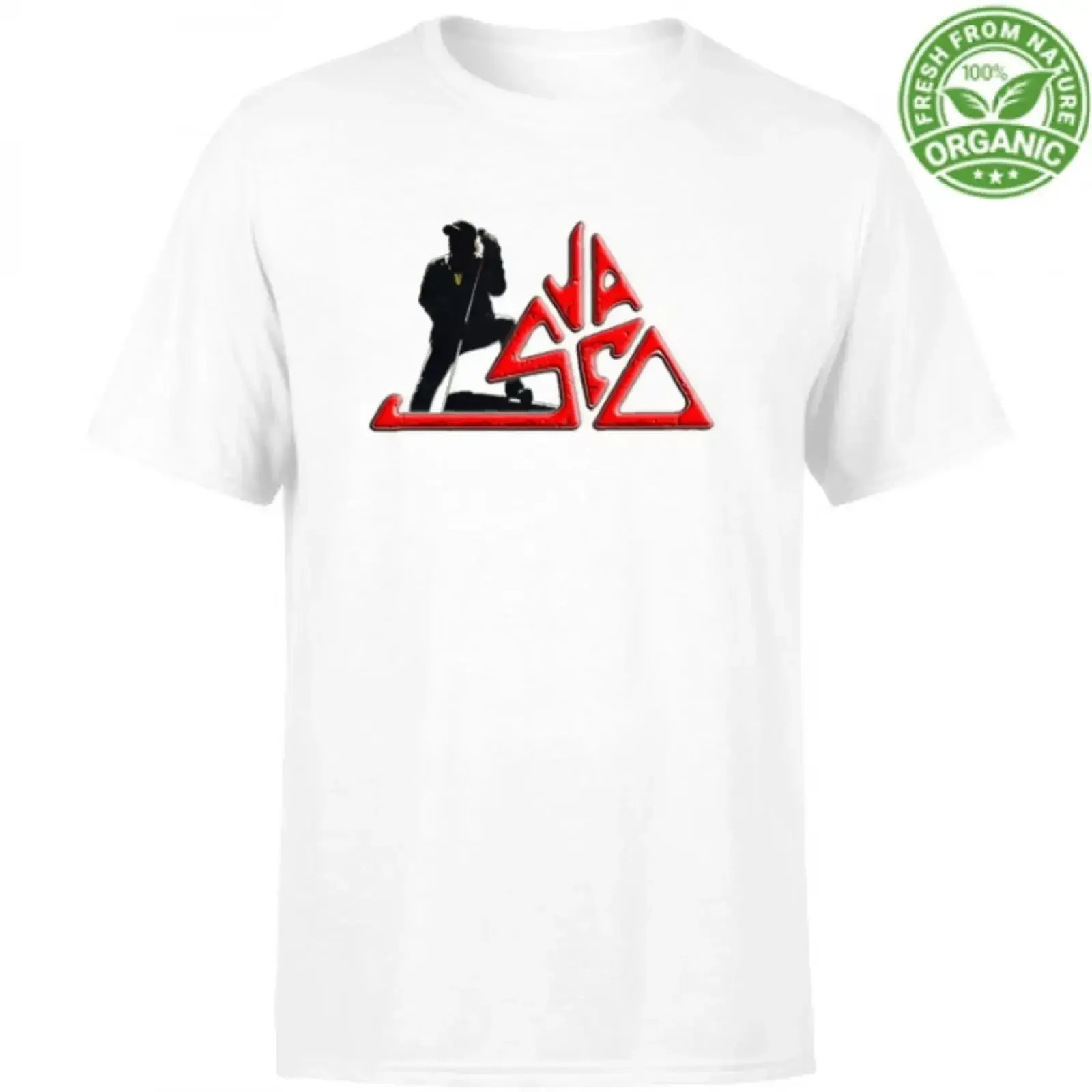 Camiseta Blasco Vasco Rossi Tour, 100% Algodón, para Hombre y Mujer, Estilo Vintage Lavado, Ligeramente Transpirable y Versátil