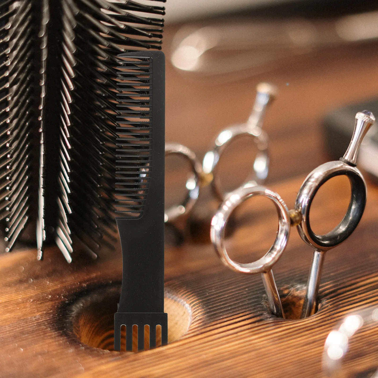 

5Pcs Steel Needle Insert Hair Pick Comb 2 in 1 Professional Hairdressing Styling Comb Durable Metal Plastic Metal Hair Pick