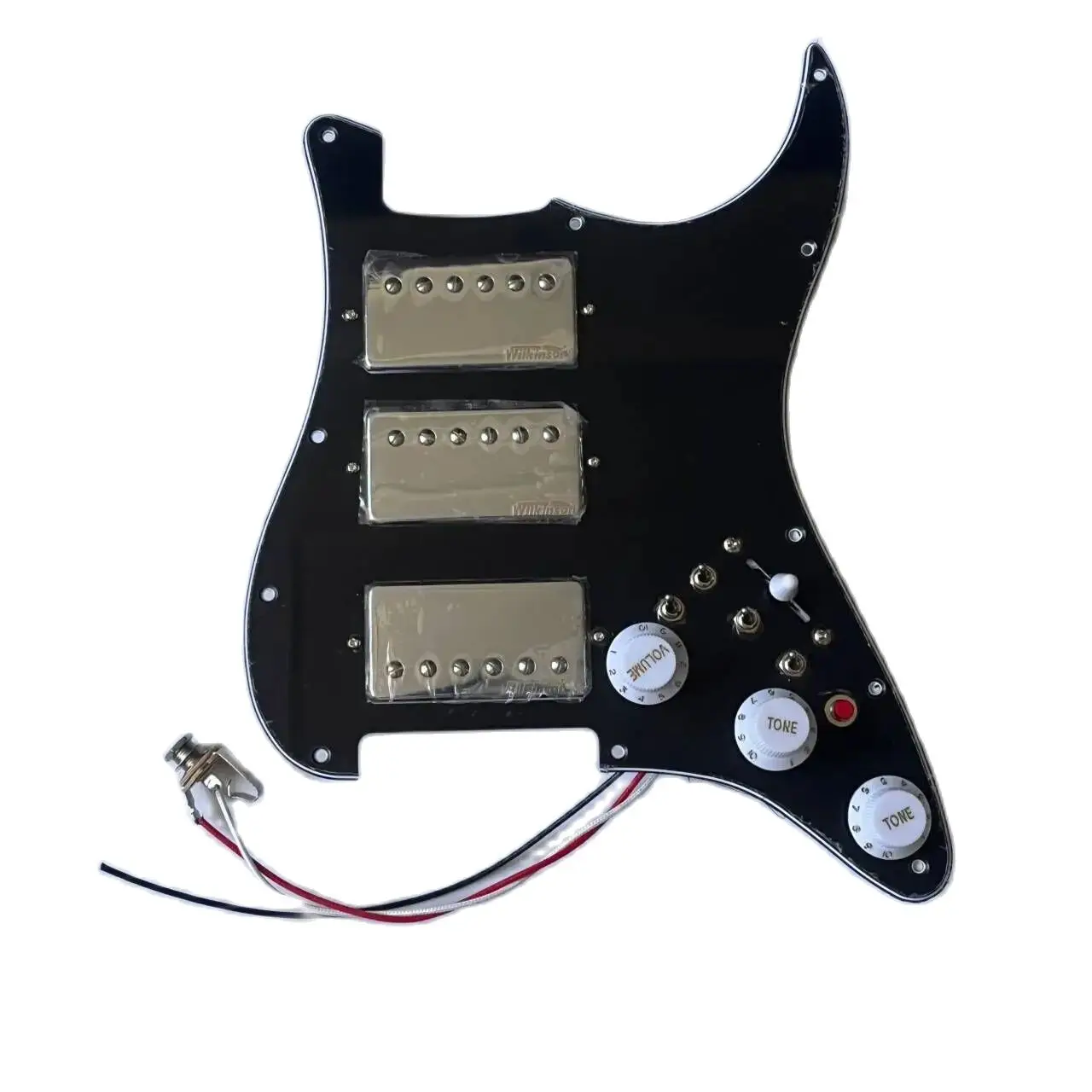 Upgrade HHH Prewired Pickguard  Alnico 5 Humbucker  Pickups Coil Splitting Multi Switch Replacement for Guitar Parts