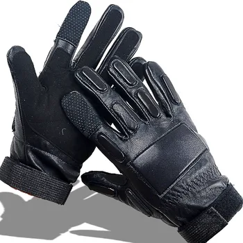 Leder taktische Handschuhe Leder Spezial einheiten bezieht sich auf Motorrad Outdoor Reiten Sport Lang hantel Handschuhe Außenhandel Handschuhe