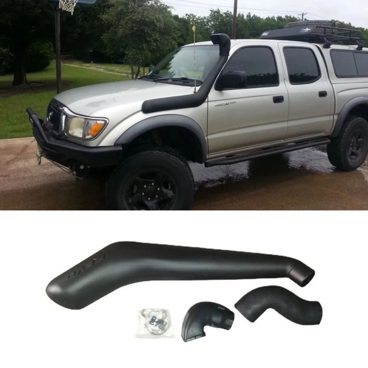 

Car Snorkel Kit Air Intake Wading Hose for Toyota Hilux Revo Front Side Snorkel Desert Intake Duct Car Accessories