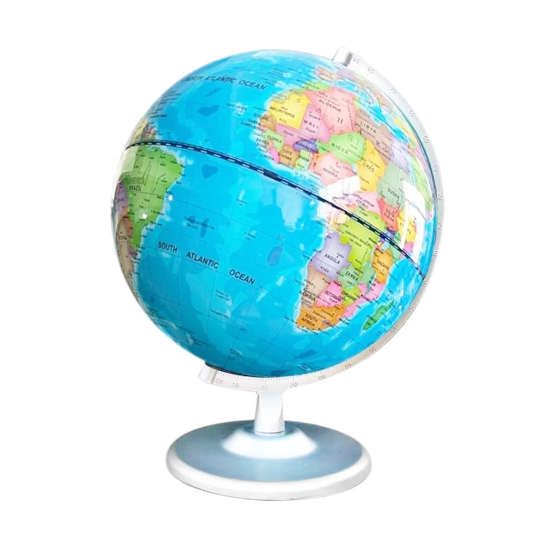 

23cm LED Luminous Globe Metal Bracket Day and Night Earth World Map Suitable for Scientific Exploration/School Teaching