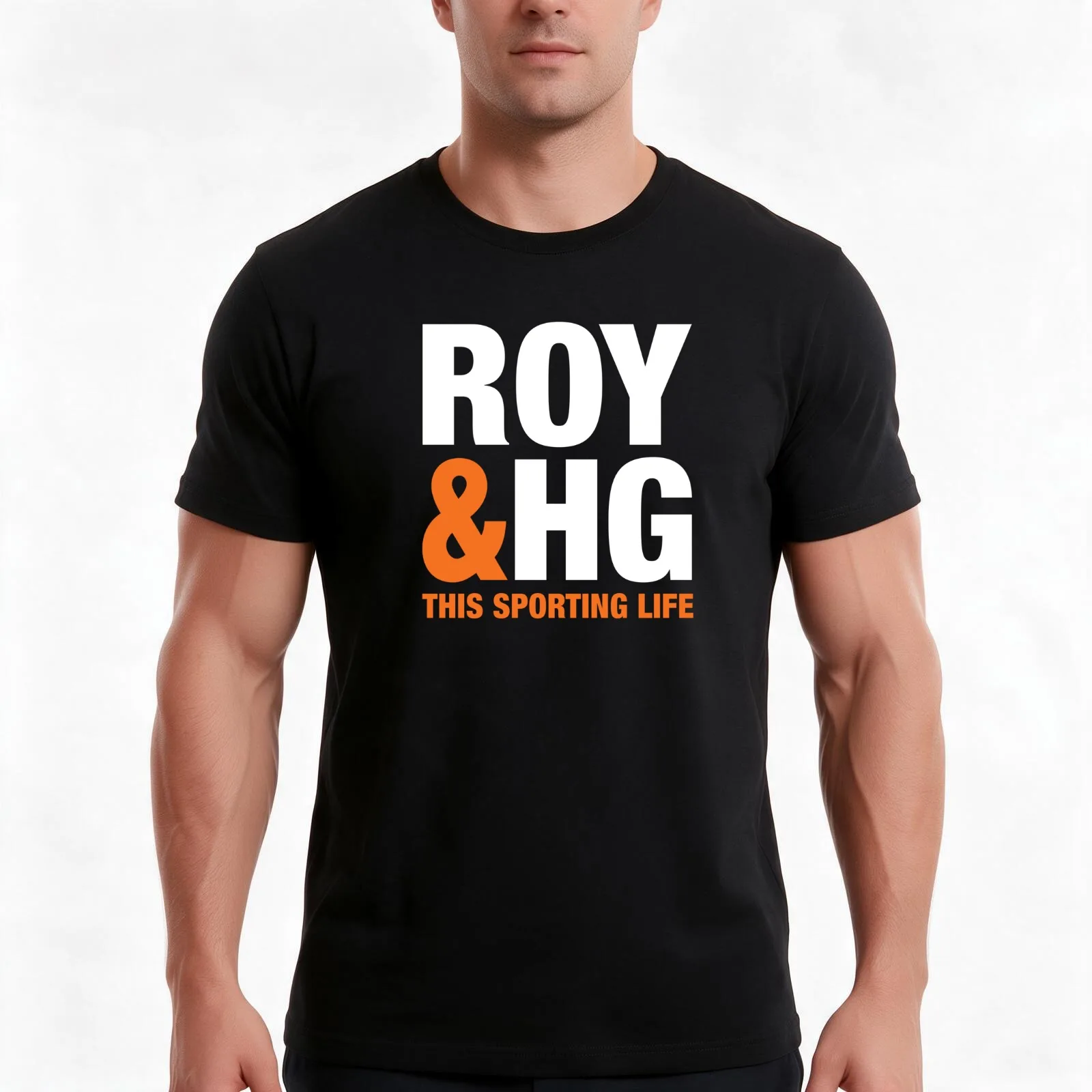 Roy & HG - This Sporting Life T-Shirt Summer Casual Cotton Tee Oversized Streetwear Tops Vintage Graphic Print 100% Cotton