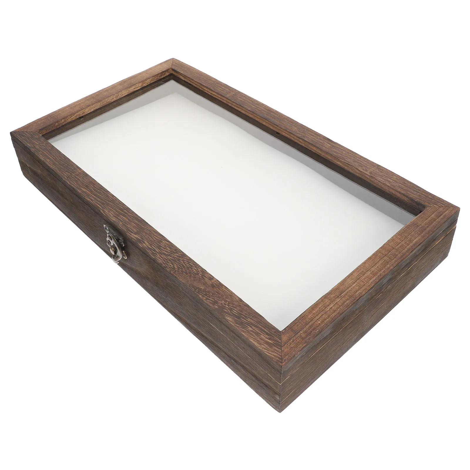 

Butterfly Specimen Display Case Wooden With Clear Lid Insect Storage Showcase For Collectibles Rocks Minerals Shadow Box Frame