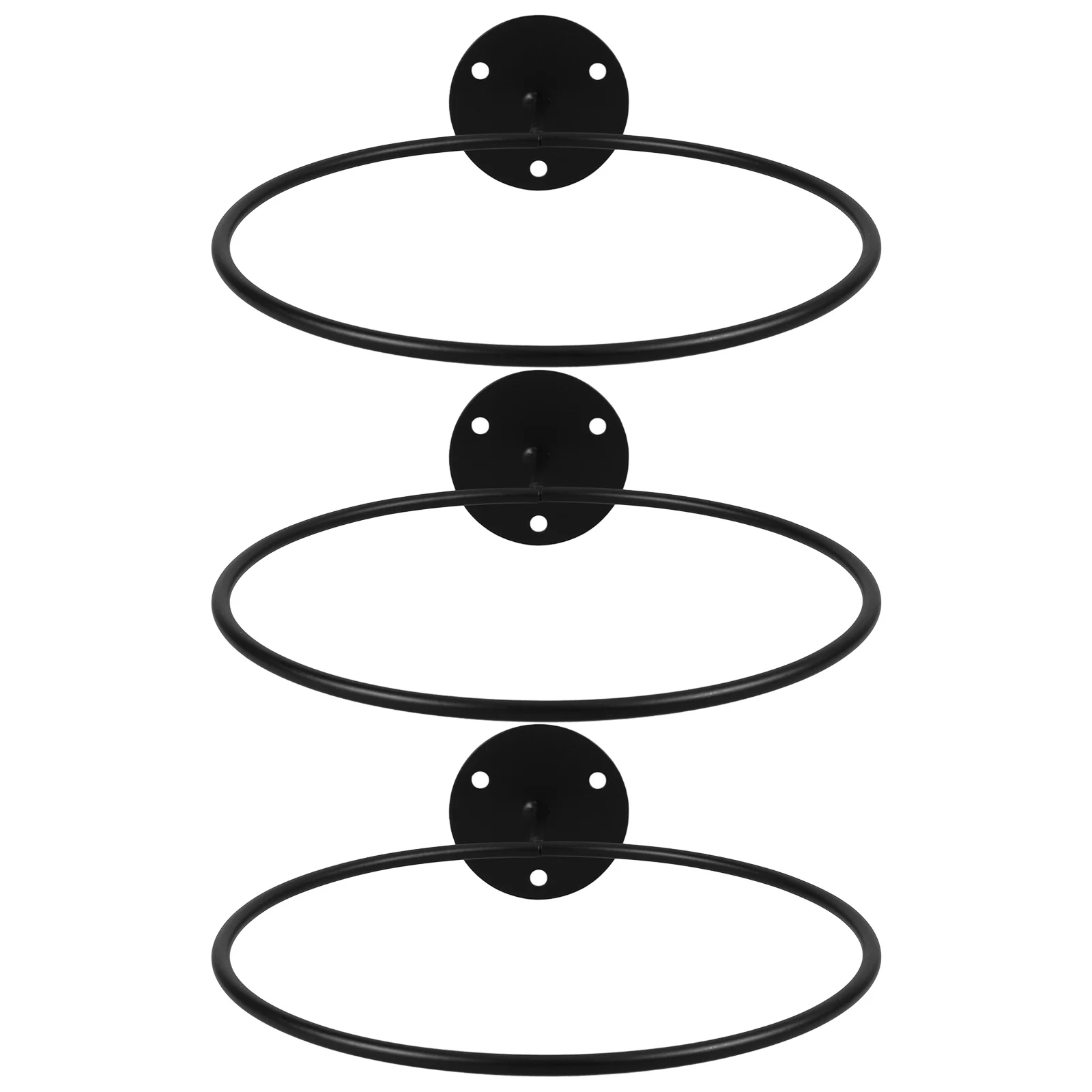 

3Pcs Balls Display Rack Wall Mounted for Basketball Football Volleyball Soccer Ball Storage Holder Wall Organizer Shelf