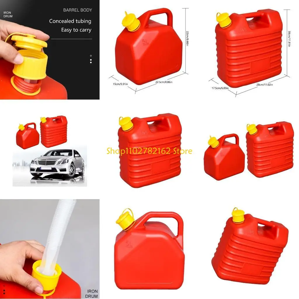 

547B Plastic Motorbike Petrols Tanks 5/10L Container Can for Car Motorbike