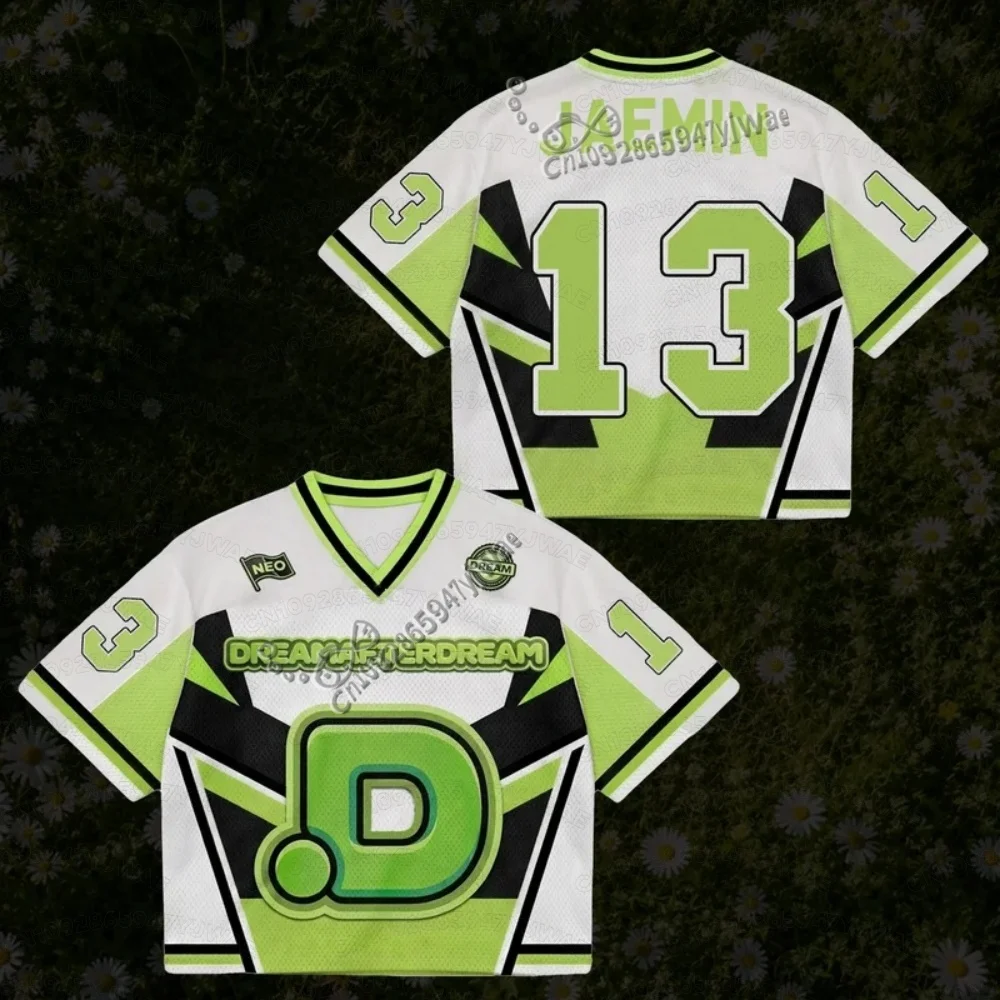 2026 Women NCT Dream Comeback Dream After Dream Mixed Mesh SHORT SLEEVE Jersey Gift For  Jaemin Fans Men Women T-Shirt