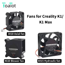 For K1/K1 Max 3010/4010/6015 Fan DC24V Blower/Axial/Hydraulic Fan Cooling Hotend Fan for CREALITY K1_K1 Max 3D Printer Parts