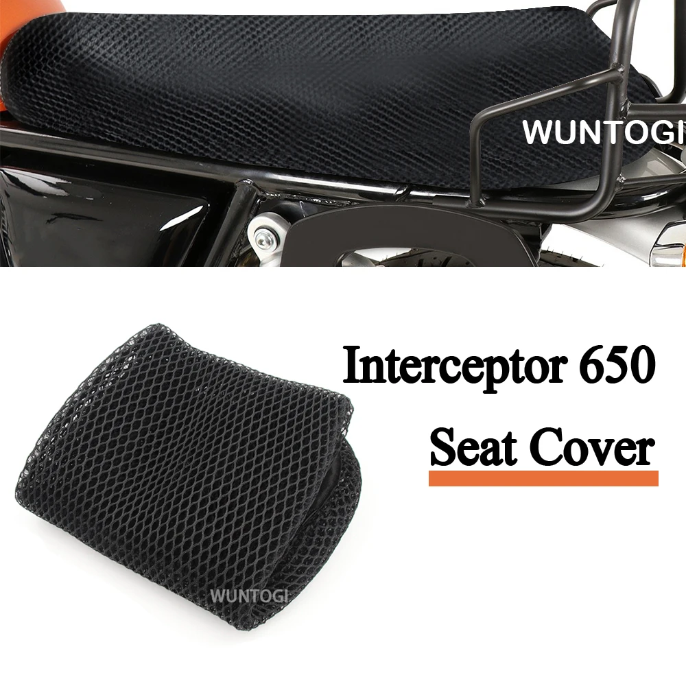 For Royal Enfield Interceptor 650 2018-2022 Motorcycle Insulated Seat Covers INTERCEPTOR 650 Accessories Seat Non-slip Cushion