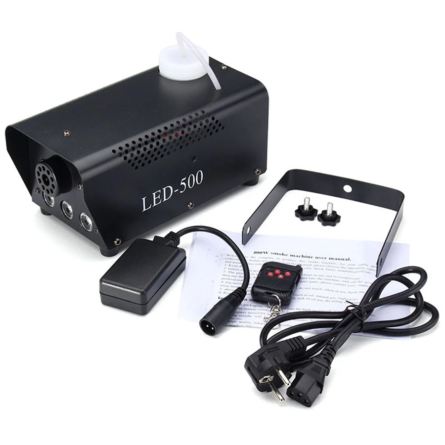 500W Mini Stage Fog Machine Remote Control Led Smoke Machine for Wedding Party DJ