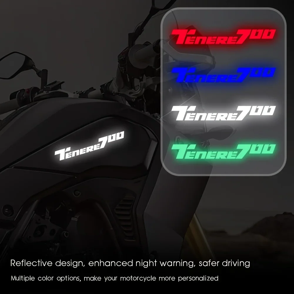 

2PCS/SET Motorcycle sidepods and trunks -enhance visibility at night,motorcycle stickers - safe riding decoration stylish decals
